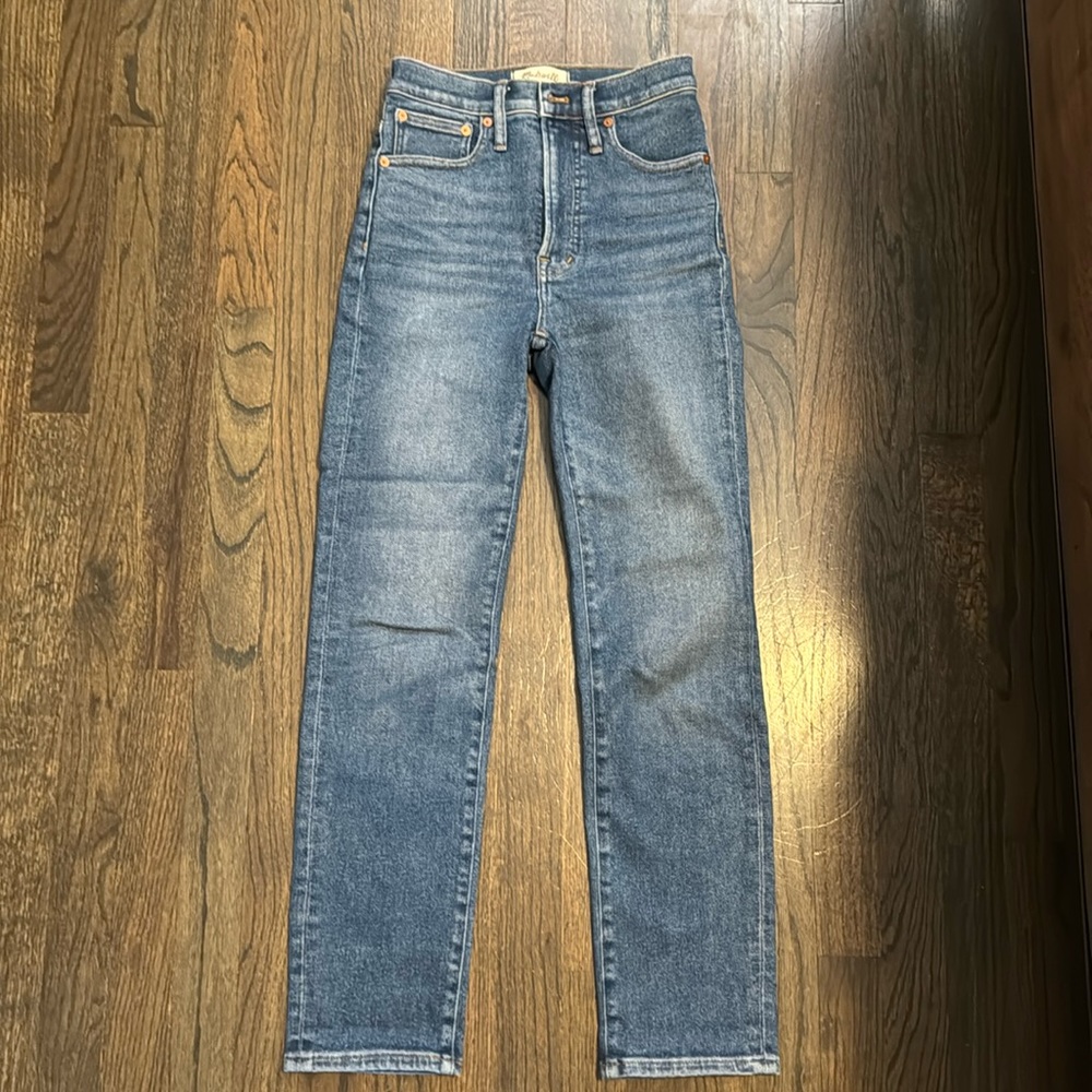 Madewell The Perfect Vintage Jean Straight Leg 11” High Rise Size 24